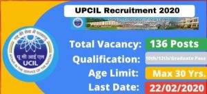 UCIL Various 136 Post Apply Online Form 2020